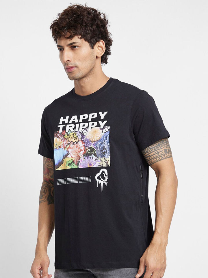 Being Human Graphic Printed Cotton T-shirt