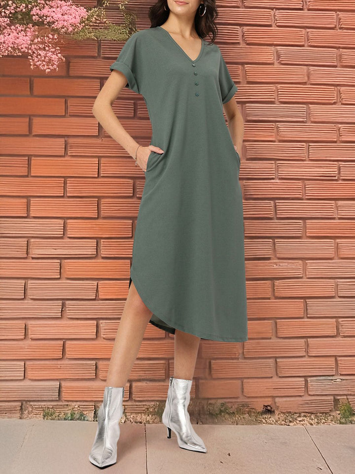 DressBerry Timeless Classics Extended Sleeves Sheath Dress