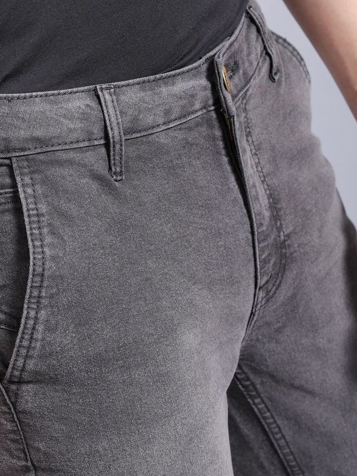 The Indian Garage Co Men Slim Fit Clean Look Stretchable Jeans