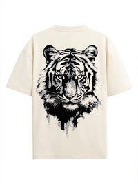 ADRO Men Graphic Printed Drop-Shoulder Cotton Oversized T-shirt