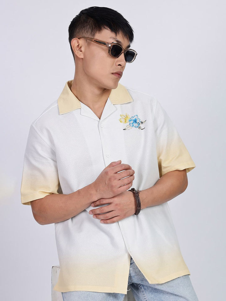 Eszett Men Floral Printed Casual Shirt