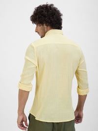 VASTRADO Classic Slim Fit Cotton Casual Shirt