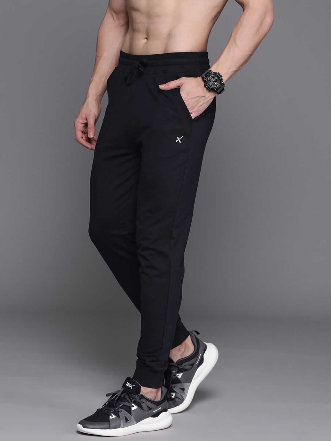 HRX by Hrithik Roshan Men Pure Cotton Active Joggers