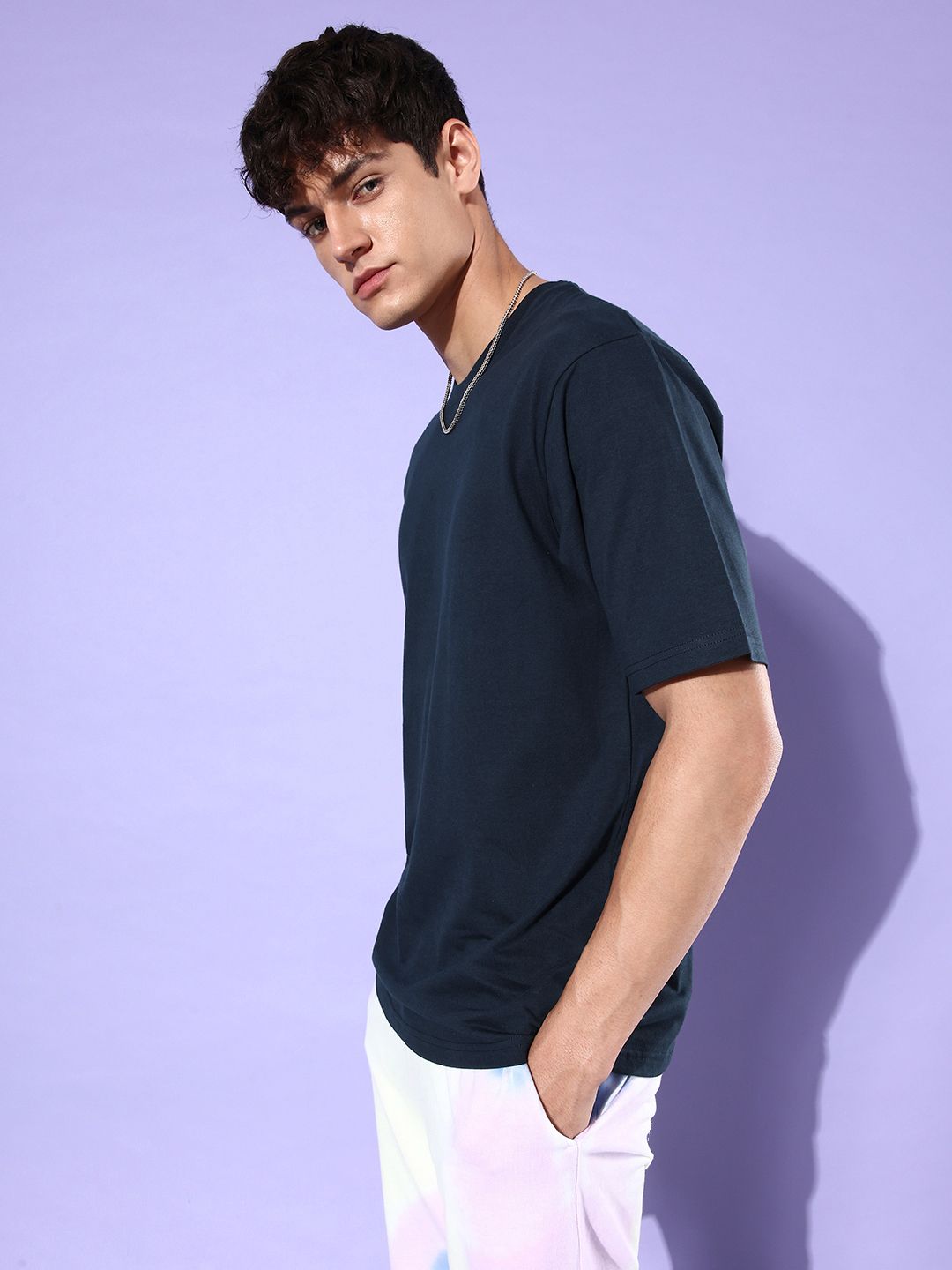 DILLINGER Printed Pure Cotton Oversized T-shirt