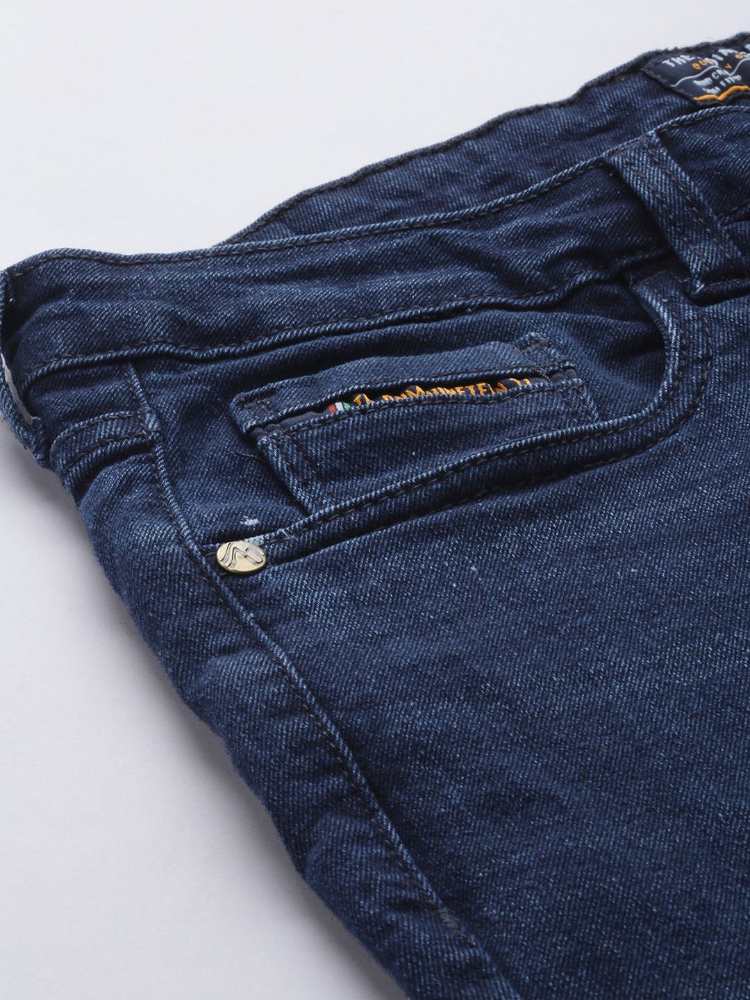 The Indian Garage Co Men Highly Distressed Light Fade Stretchable Jeans