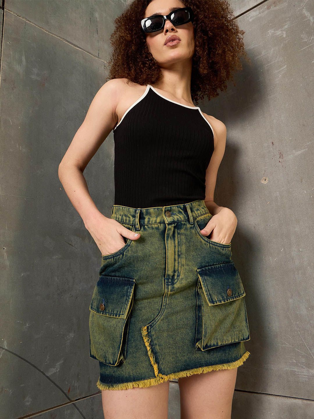 SASSAFRAS A-line Mini Skirt
