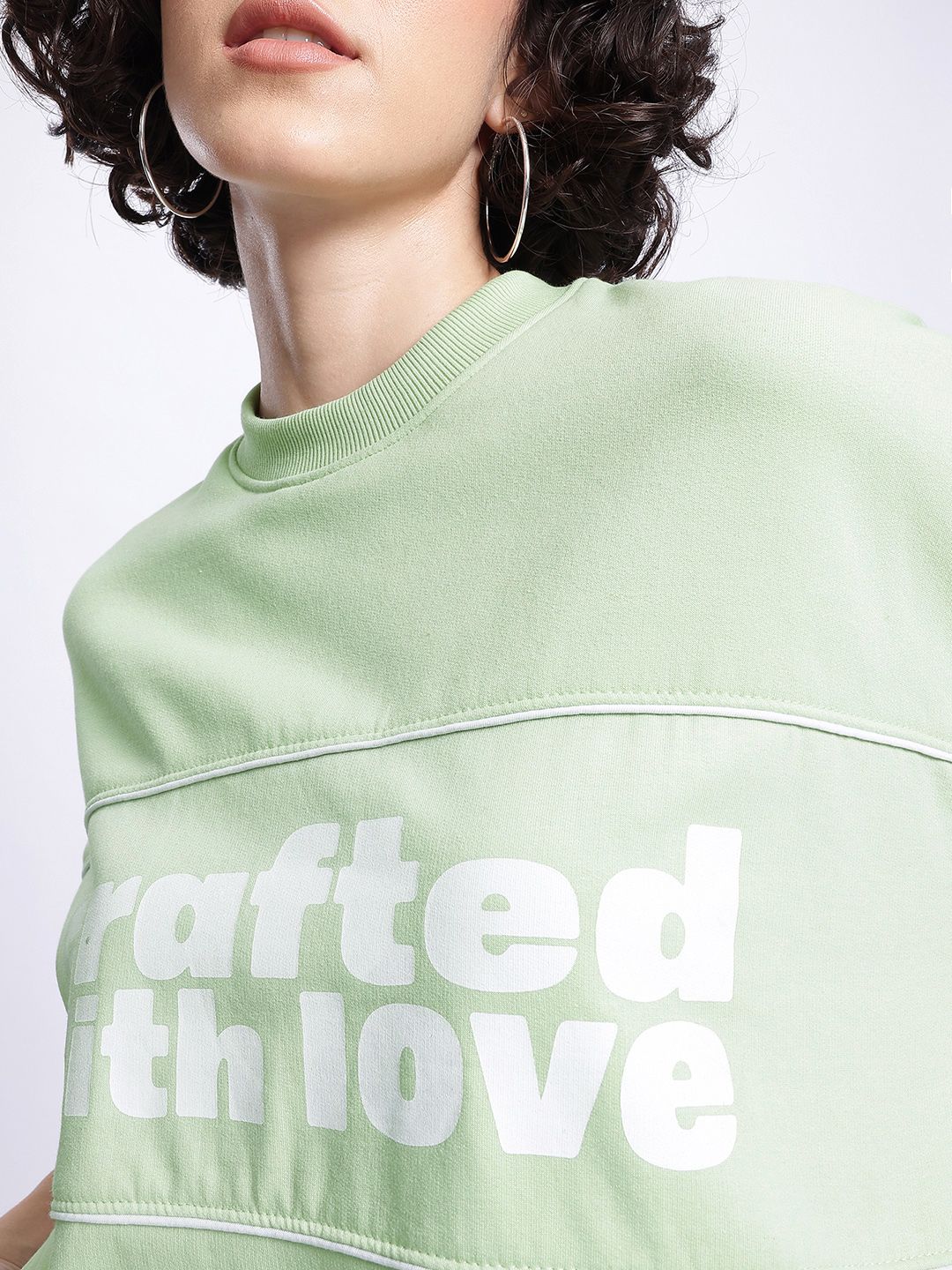 DressBerry Snuggle Dreams Typography Sweatshirt