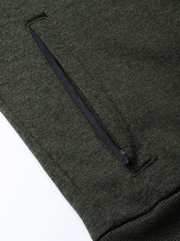 HRX by Hrithik Roshan Men Olive Green Training Rapid Dry Solid Sweatshirt