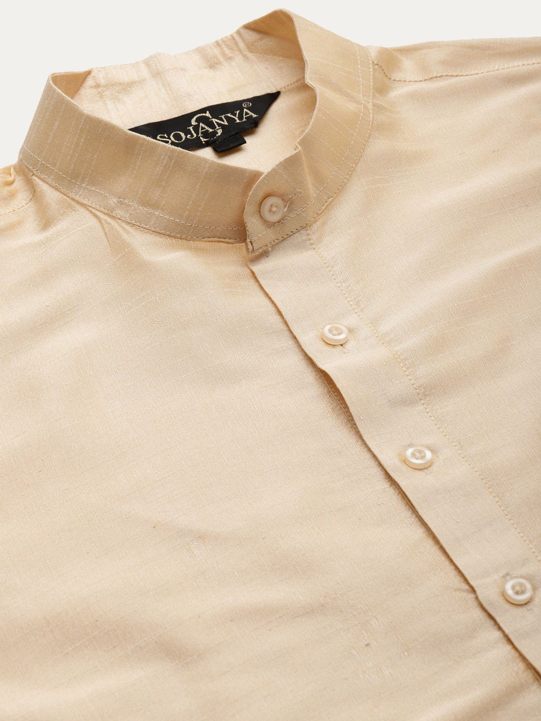 SOJANYA Manadrin Collar Kurta with Churidar & Nehru Jacket