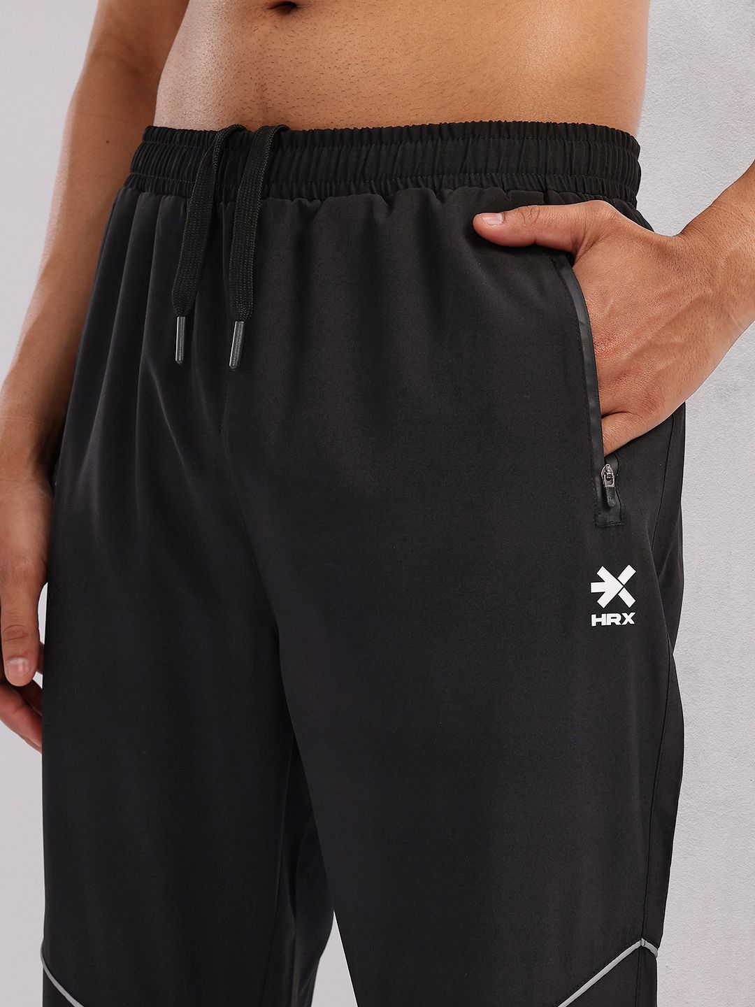 HRX by Hrithik Roshan Men Rapid-Dry Paneled Training Track Pants
