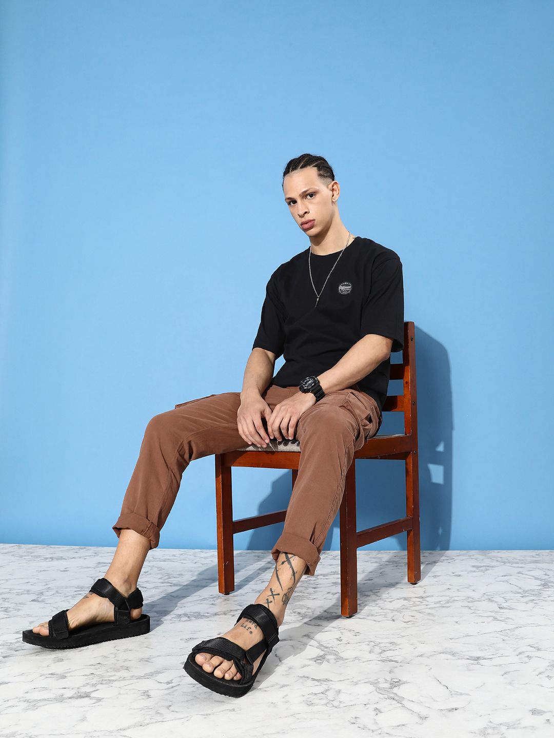 Difference of Opinion Printed Oversized T-shirt