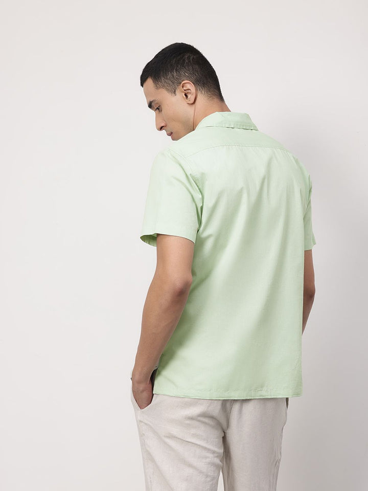 ether Artisan Pure Cotton Hand Block Printed Relaxed Fit Casual Shirt