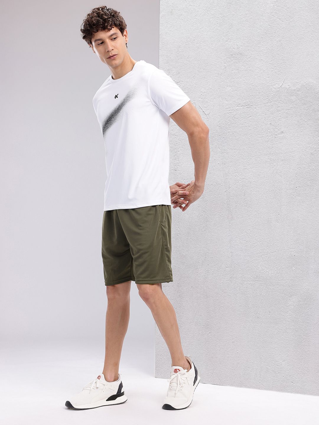 HRX by Hrithik Roshan Men Typography Print Rapid-Dry Training Shorts