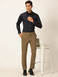 Thomas Scott Men Cotton Slim Fit Opaque Formal Shirt