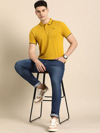 Being Human Printed Polo Collar Pure Cotton T-shirt