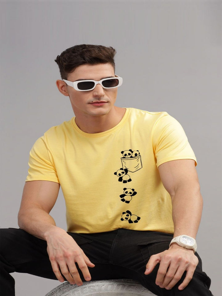 ADRO Men Printed Pockets T-shirt