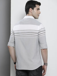 The Indian Garage Co Men Striped Casual Shirt