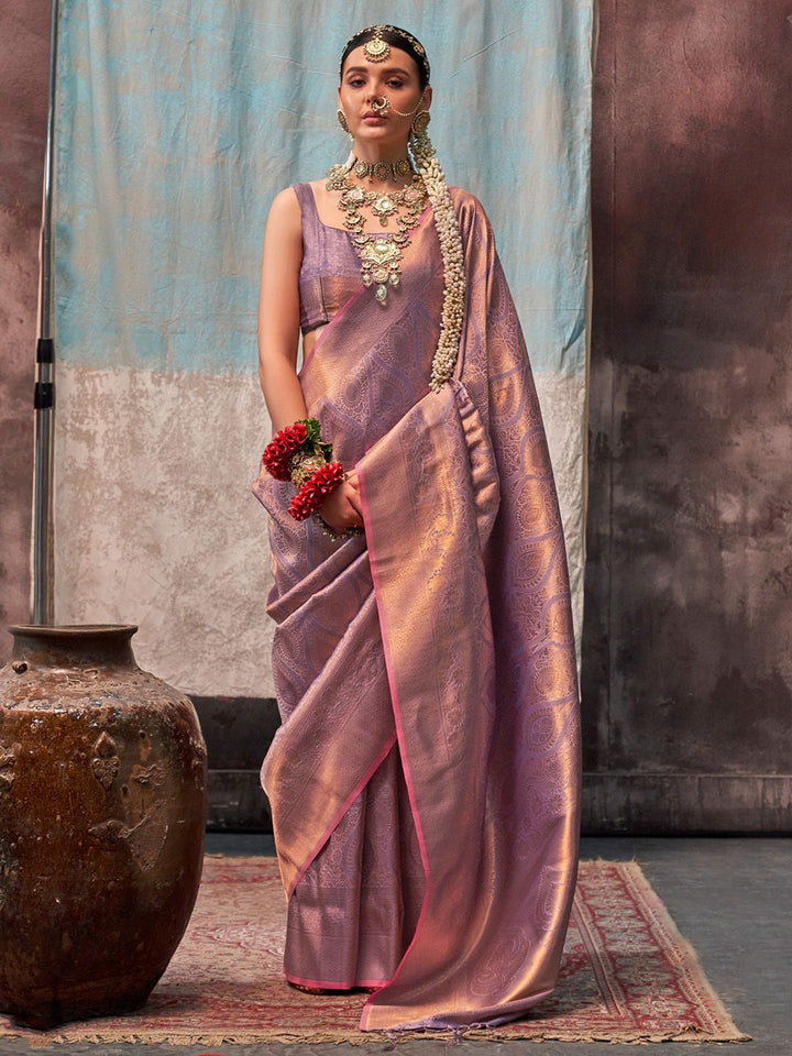 Saree mall Woven Design Zari Kanjeevaram Sarees