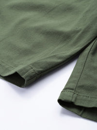 The Indian Garage Co Men Green Slim Fit Chino Shorts
