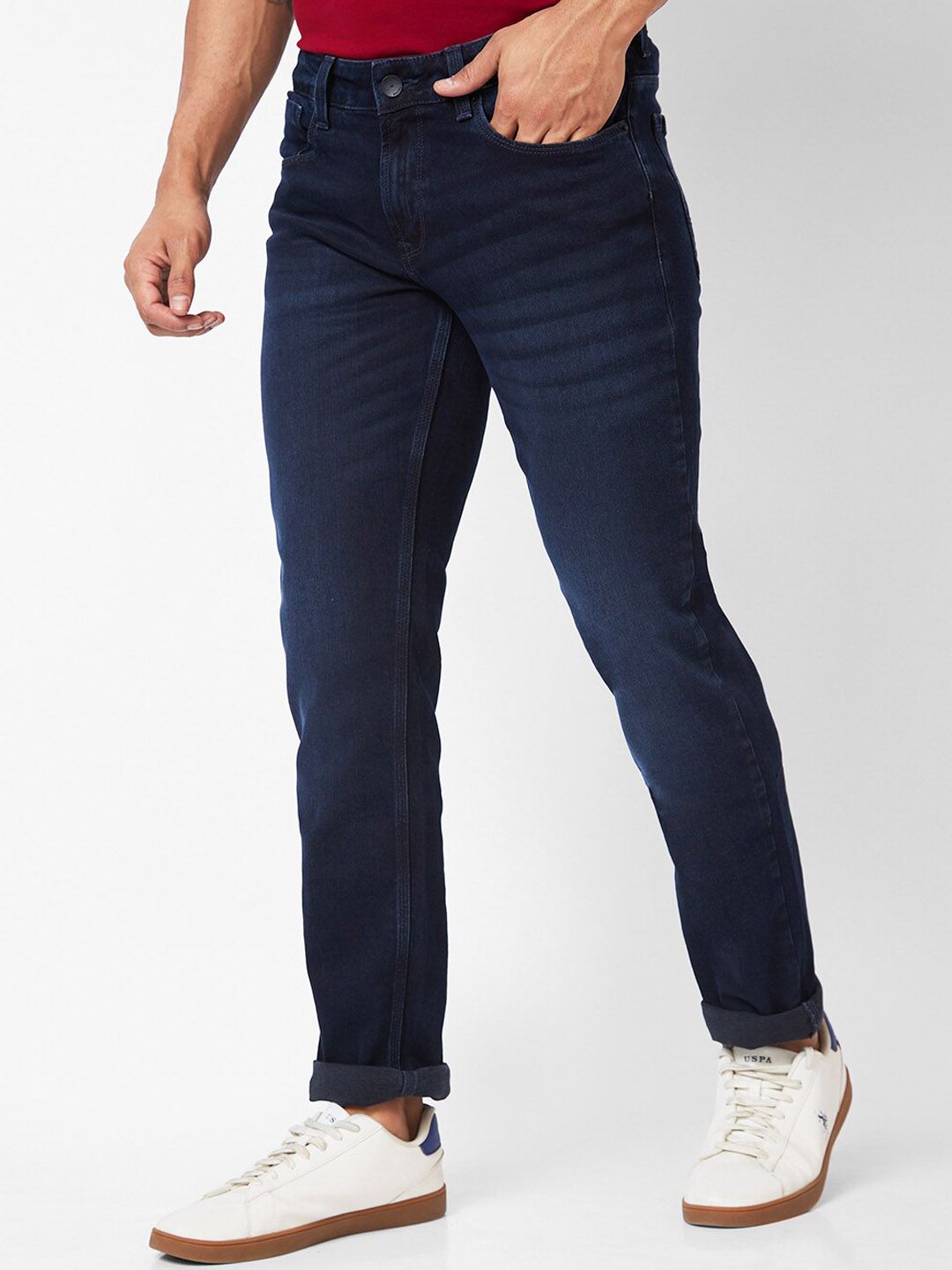 SPYKAR Men Slim Fit Low Rise Cotton Jeans