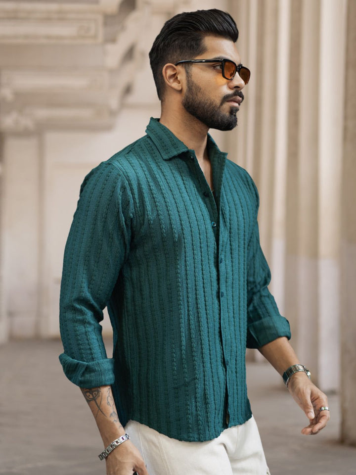 Powerlook Men Opaque Casual Shirt