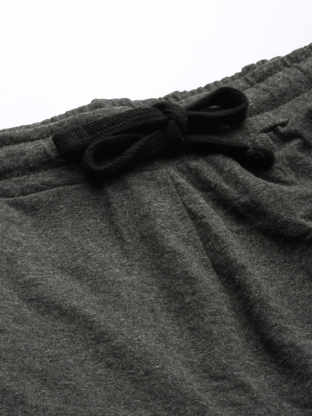 The Indian Garage Co Men Grey Solid Slim Fit Jogger
