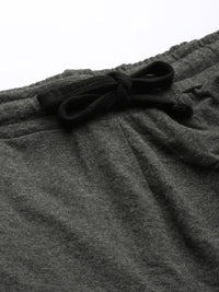 The Indian Garage Co Men Grey Solid Slim Fit Jogger