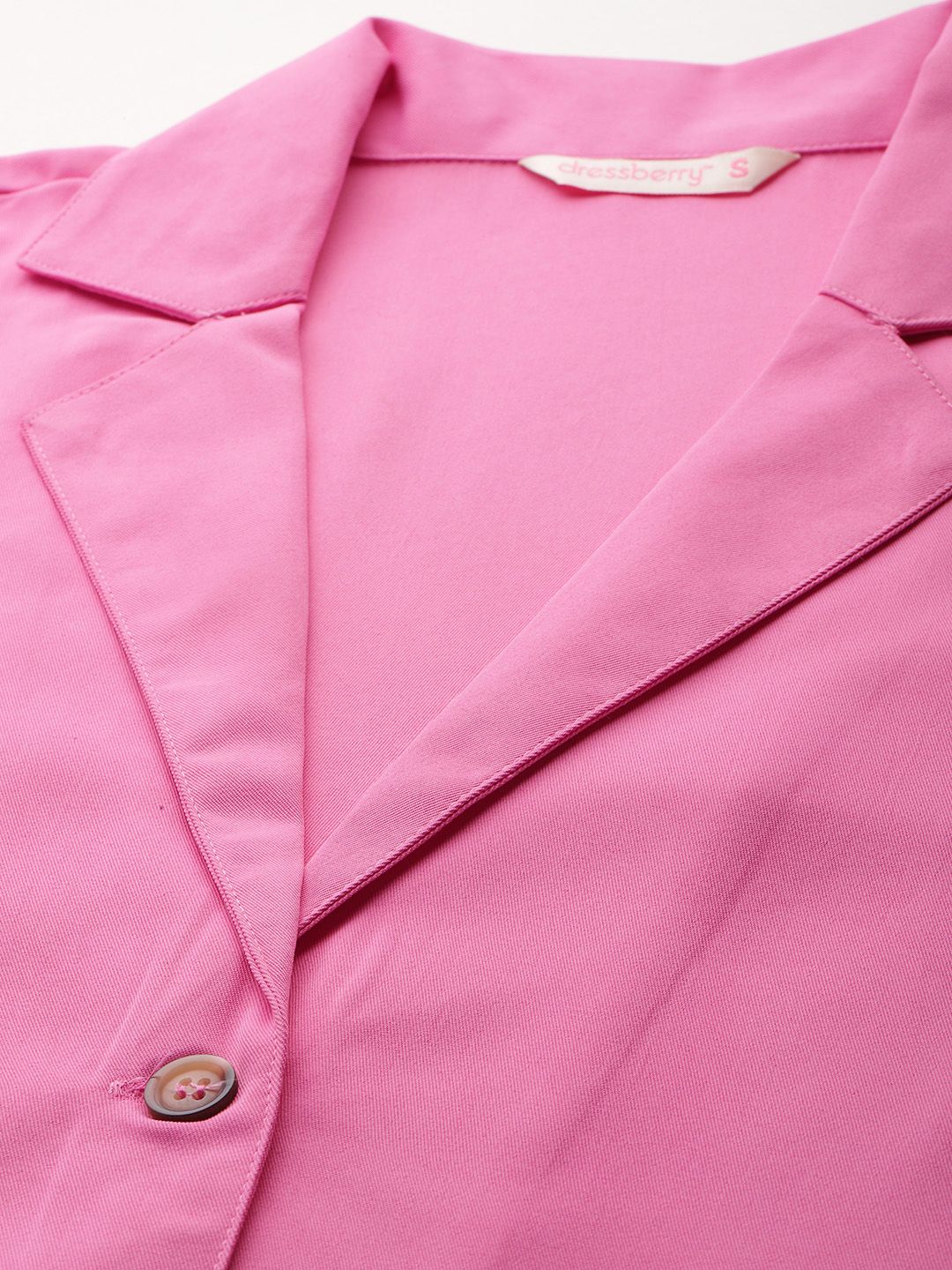 DressBerry Lapel Collar Blazer-Style Co-ords