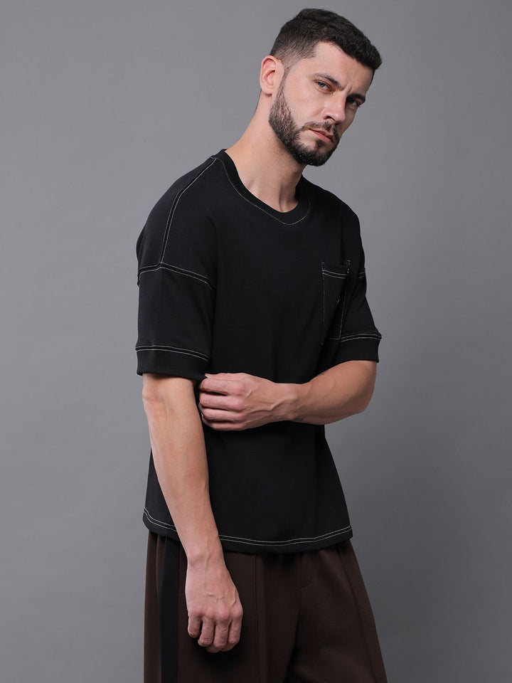 Difference of Opinion Men Oversized Drop Shoulder Ultra Soft Drapey Cotton T-Shirt