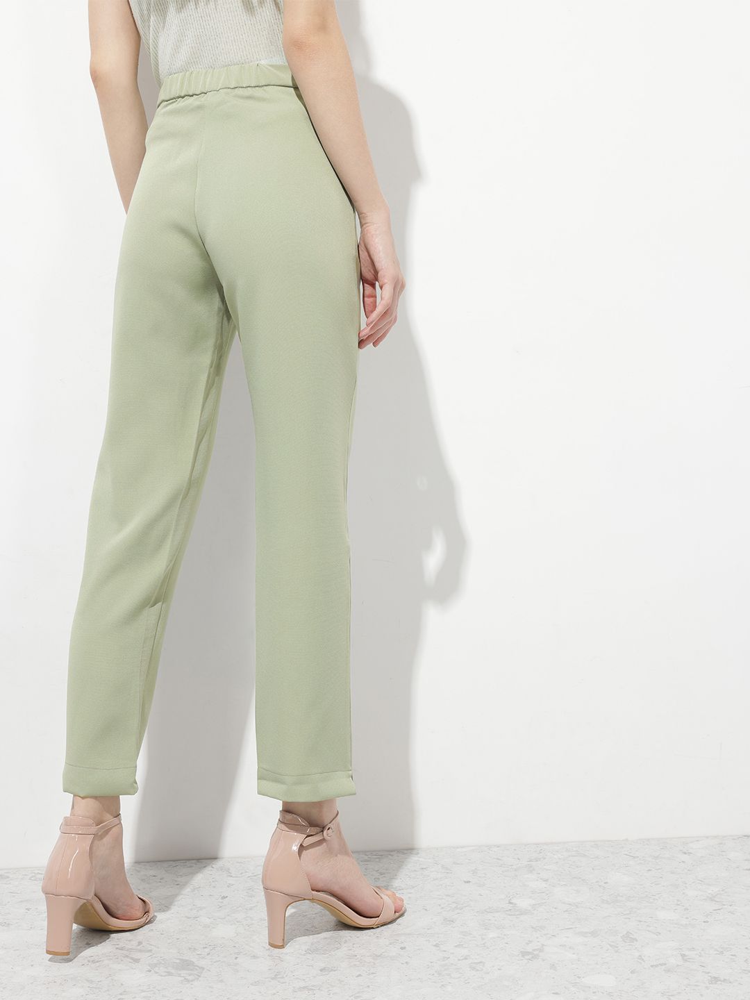 DressBerry Women "Throw On-n-Go" Slim Fit Trousers