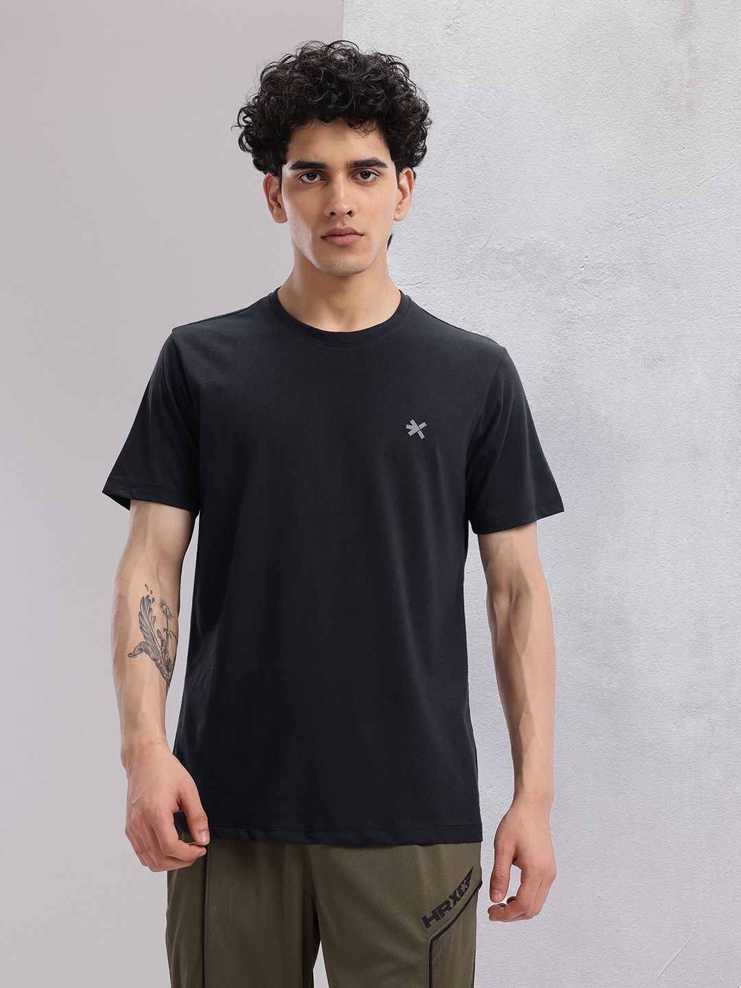 HRX by Hrithik Roshan Typography Print Training T-shirt