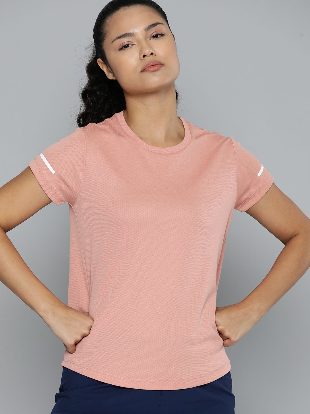 HRX by Hrithik Roshan Back Print Rapid-Dry Training T-shirt