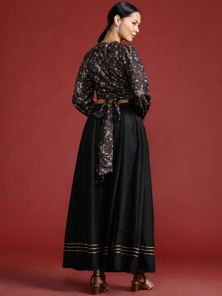 all about you Floral Printed Ready to Wear Lehenga Choli