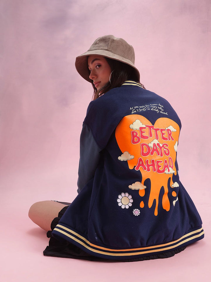 DressBerry Printed Bomber Jacket