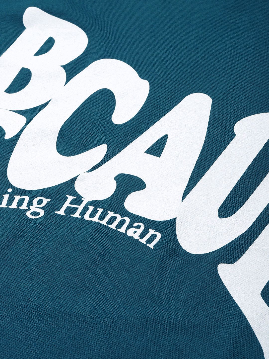 Being Human Pure Cotton Typography Printed T-shirt