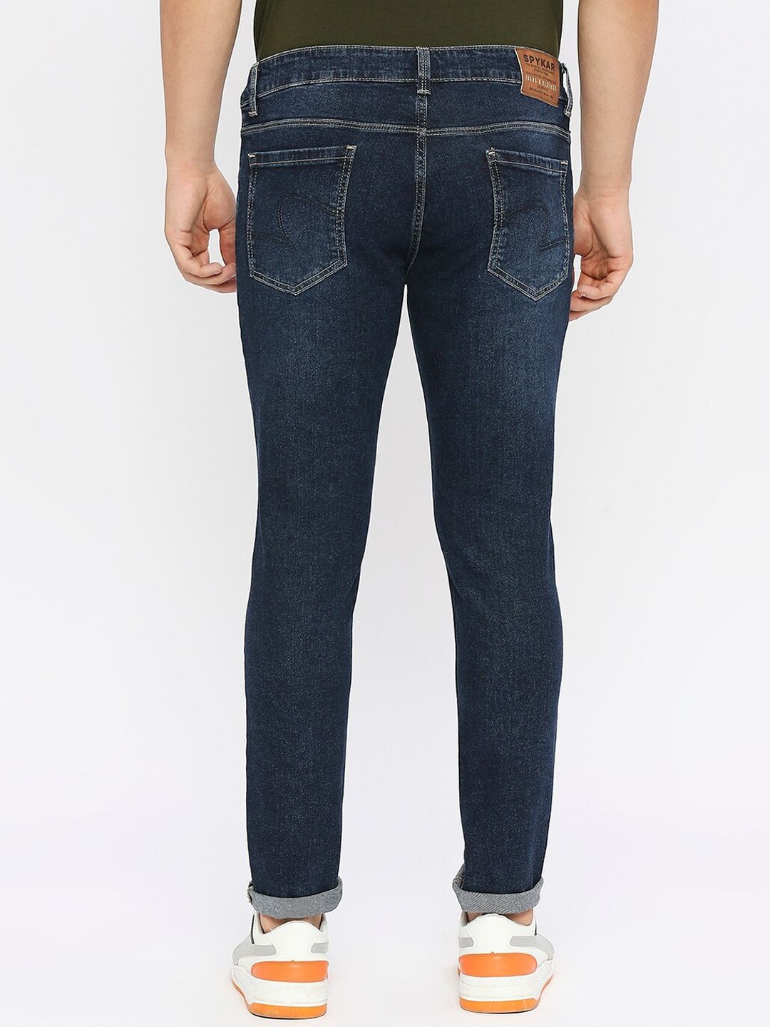 SPYKAR Men Super Skinny Fit Light Fade Clean Look Low-Rise Stretchable Cotton Jeans