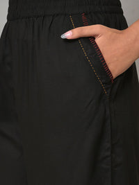 W Women Mid-Rise Regular Fit Parallel Trousers