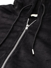 DressBerry Corduroy Hooded Bomber Jacket