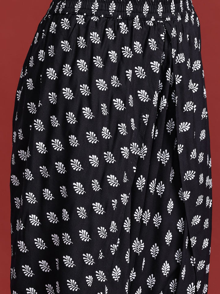 all about you Women Ethnic Motifs Print Kurta with Harem Pants