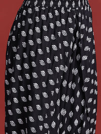 all about you Women Ethnic Motifs Print Kurta with Harem Pants