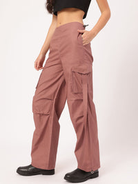 DressBerry Women Urban Utility Parachute Cargo Trousers