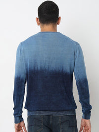 SPYKAR Tie & Dye Cotton Pullover Sweater