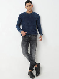 SPYKAR Round Neck Cotton Pullover Sweater