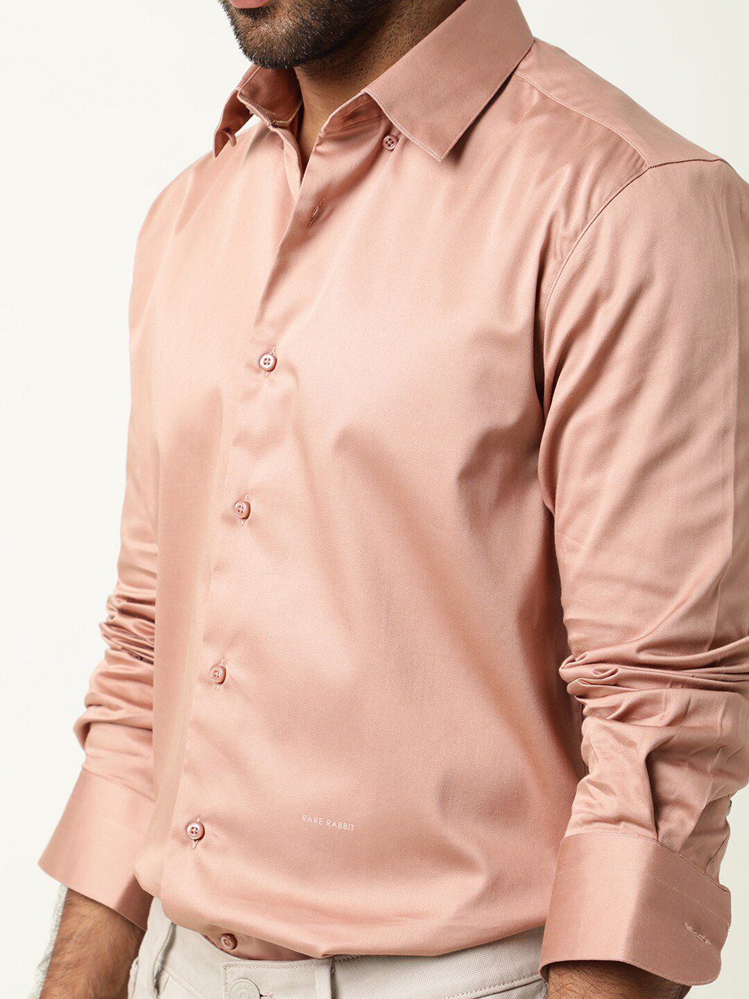 RARE RABBIT Men Como Slim Fit Shirt
