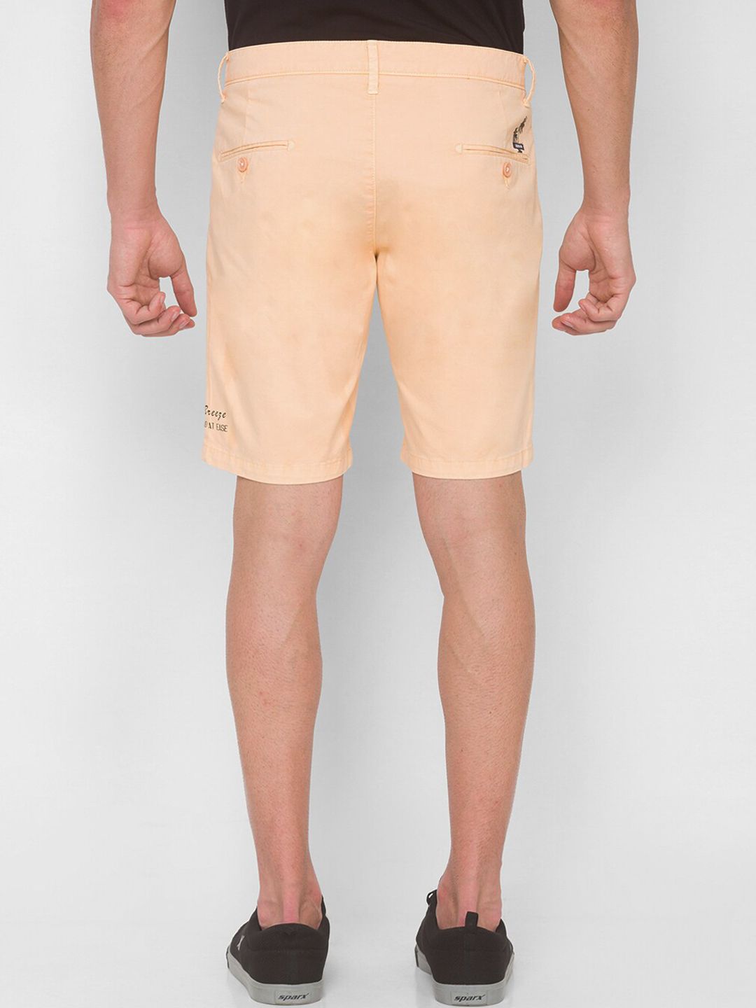 SPYKAR Men Beige Denim Pure Cotton Shorts