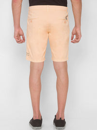SPYKAR Men Beige Denim Pure Cotton Shorts