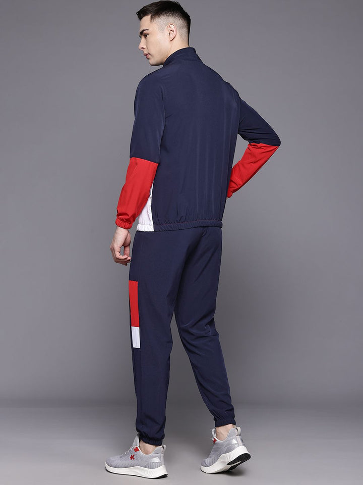 HRX by Hrithik Roshan Men Rapid-Dry Colourblocked Lifestyle Tracksuit