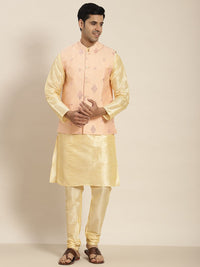 SOJANYA Kurta Berwarna Emas Lelaki dengan Churidar