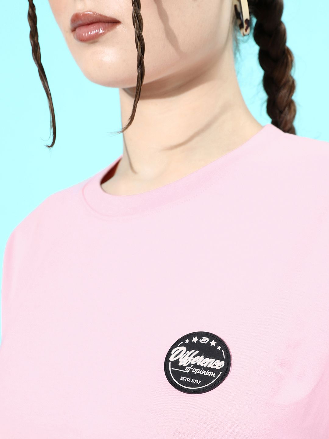 Difference of Opinion Women Graphic Printed Oversized T-shirt