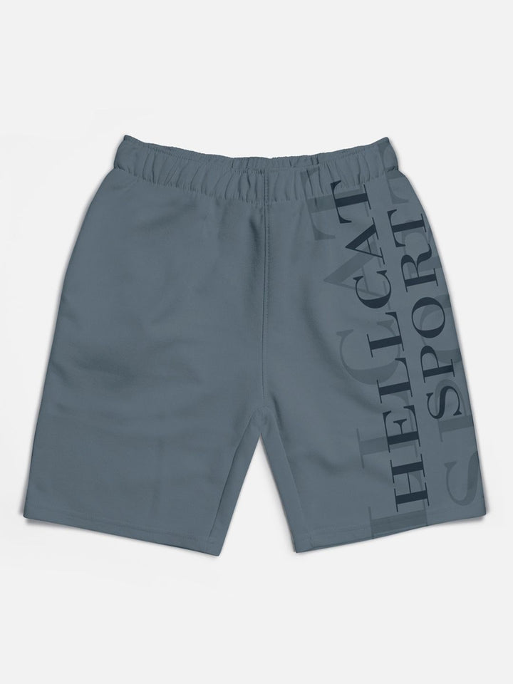 HELLCAT Boys Pack Of 3 Mid-Rise Typography Printed Cotton Shorts